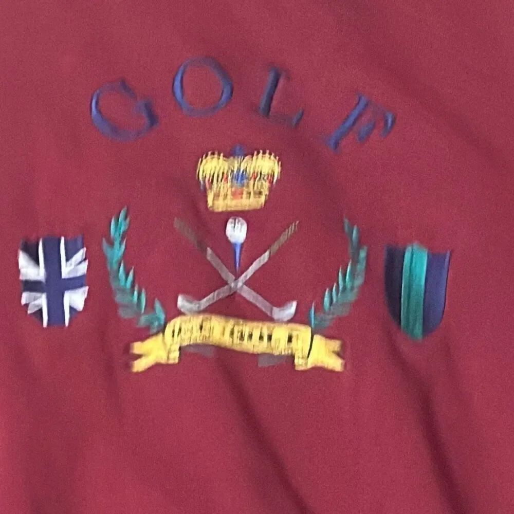 Ivy Club classics vintage embroidered sweatshirt golf preppy 90s Y2K M